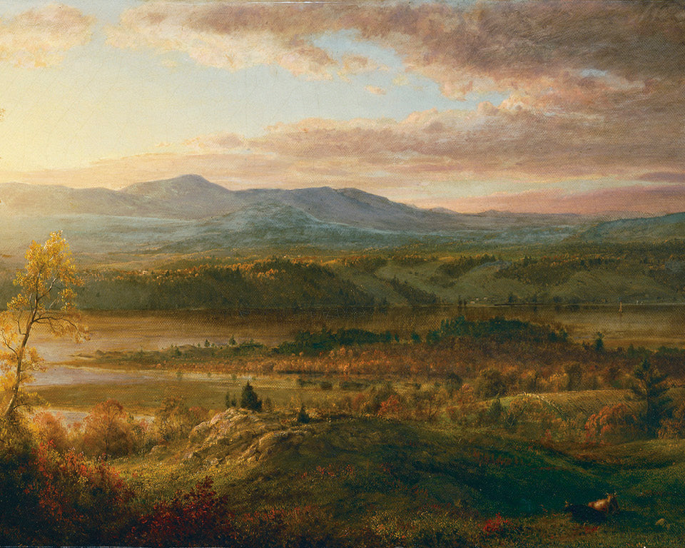 Catskill Mountains From the Home of the Artist by Frederic Church 11"x14" Print