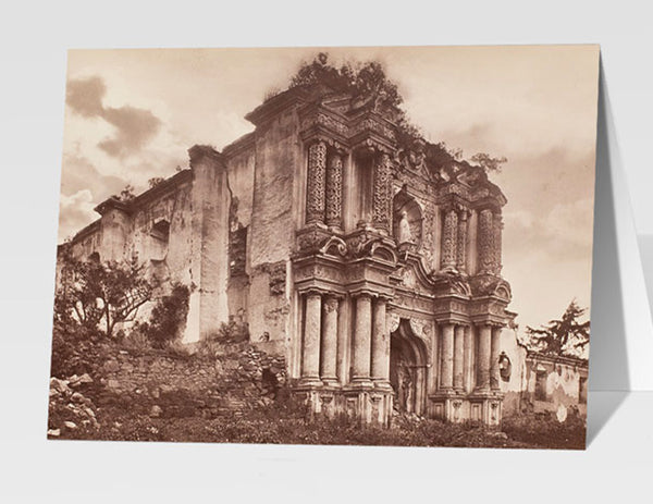 Antigua, Ruins of the Church of El Carmen, Destroyed by Earthquake Notecard