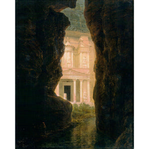 El Khasne, Petra by Frederic Church Notecard