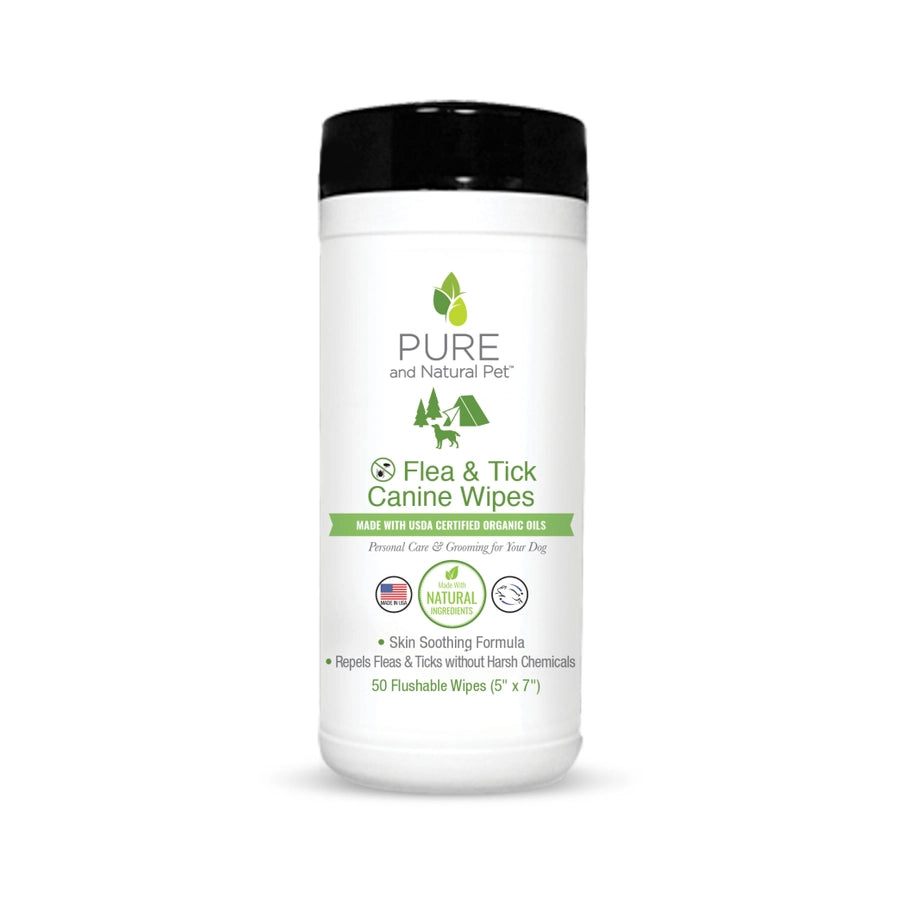 Organic Flea & Tick Canine Wipes