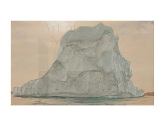 Frederic Church's Gray Iceberg 11" x 14" Matted Print