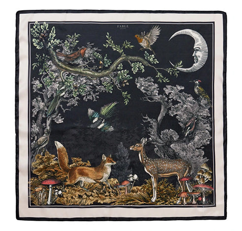 A Night's Tale Narrative Luxury Square Scarf