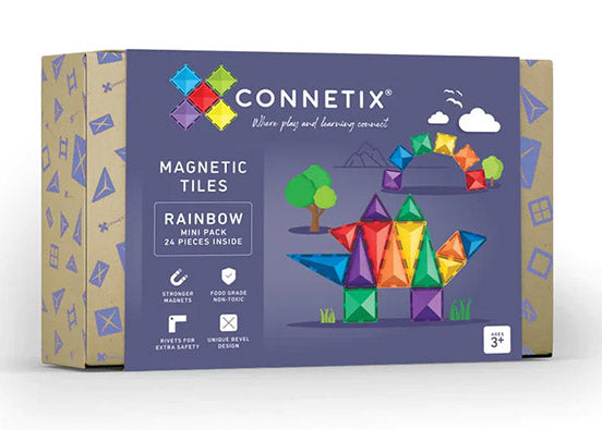 Connetix Rainbow Mini Pack 24-piece Set