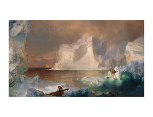 Frederic Church's The Icebergs 11" x 14" Matted Print