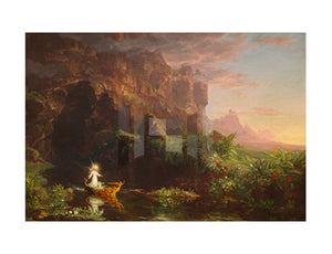 Thomas Cole's The Voyage of Life: Childhood 11" x 14" Matted Print