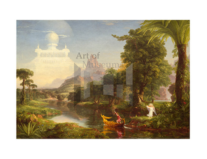 Thomas Cole's The Voyage of Life: Youth 11" x 14" Matted Print