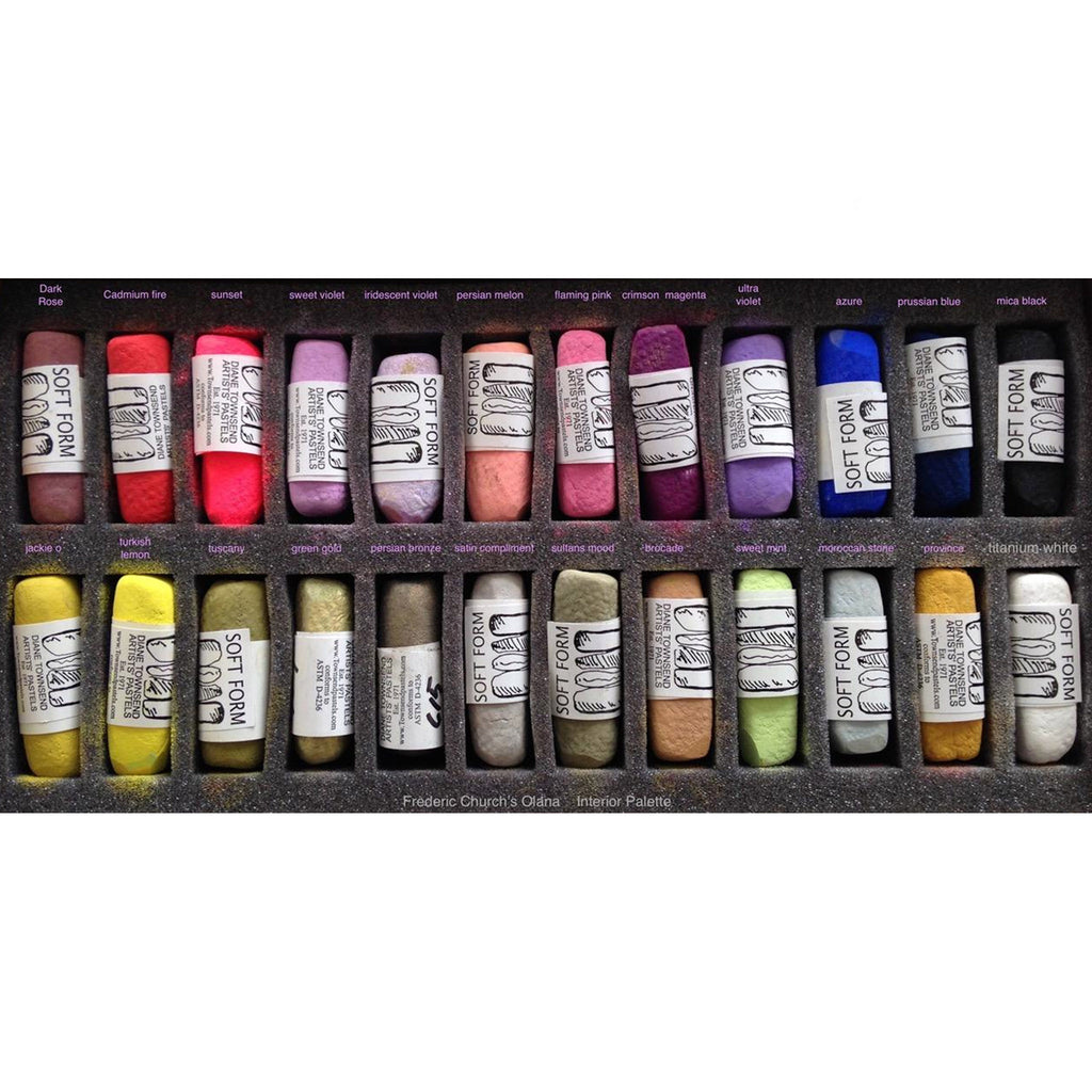 Ens. 24 pastels à l'huile tendres pour artistes &VerticalLine Ens. 24 pastels à l'huile tendres pour artistes &VerticalLine