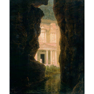 El Khasne, Petra by Frederic Church Print 8"x10"